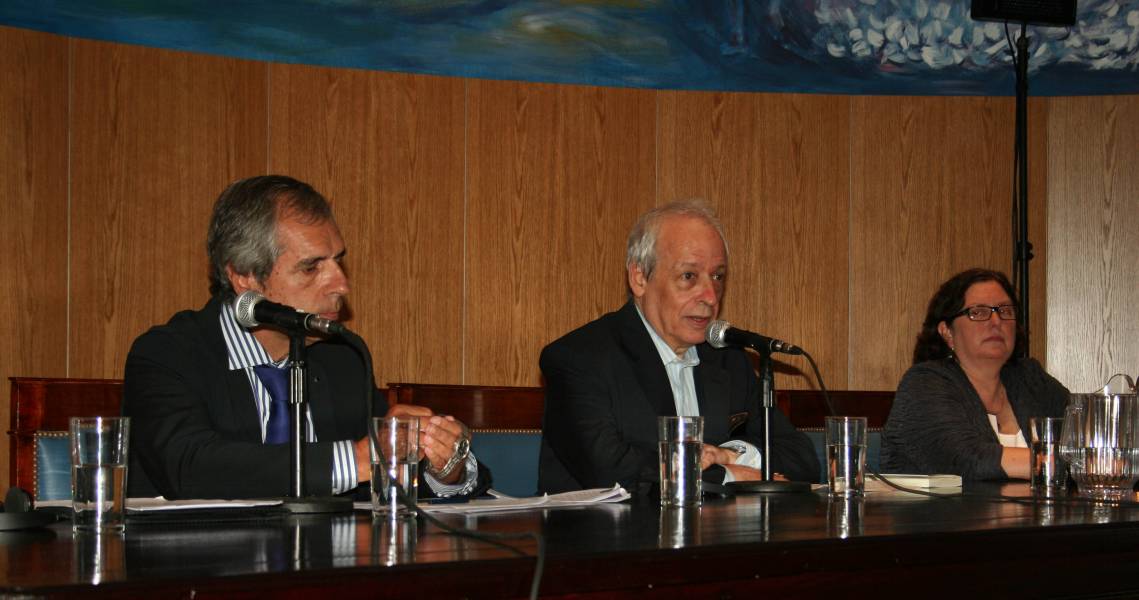 Alfonso Diez Torres, Horacio Verbitsky y Lisa Magarrell