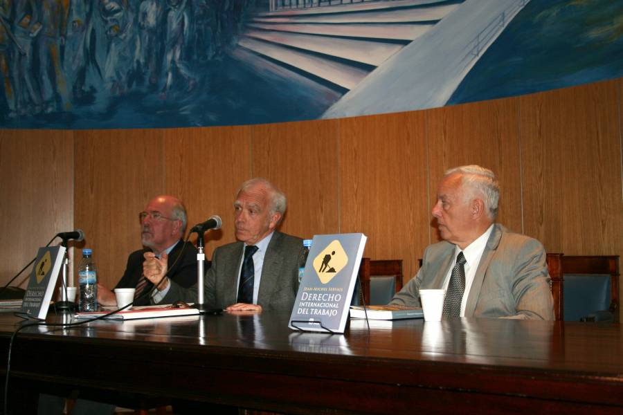 Adrián Goldín, Jean-Michel Servais y Guillermo Cabanellas de las Cuevas