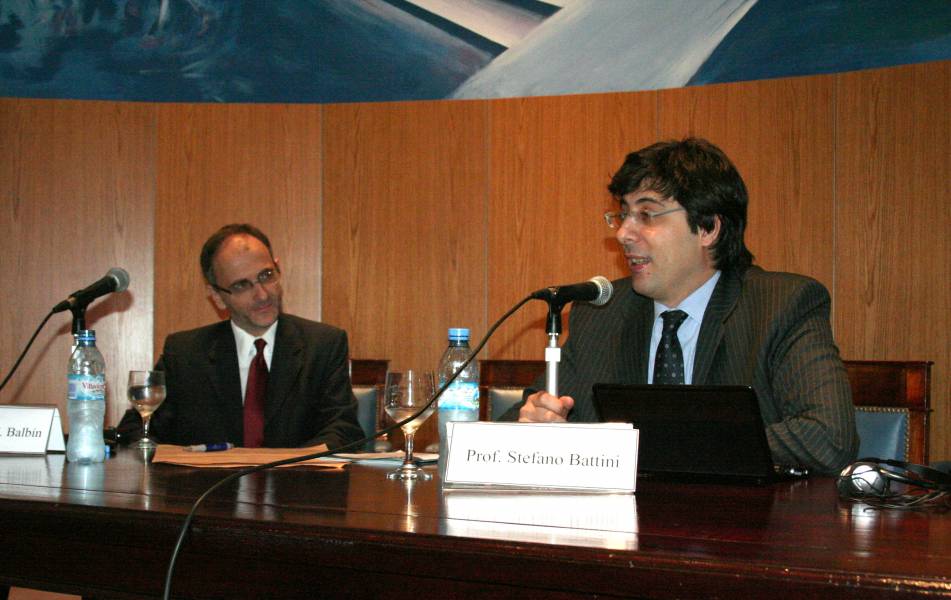 Carlos F. Balbín y Stefano Battini