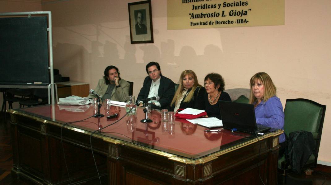 Ricardo Rabinovich-Berkman, Elian Pregno, Mara Cristina Cortesi, Lily Flah y Marisa Aizenberg