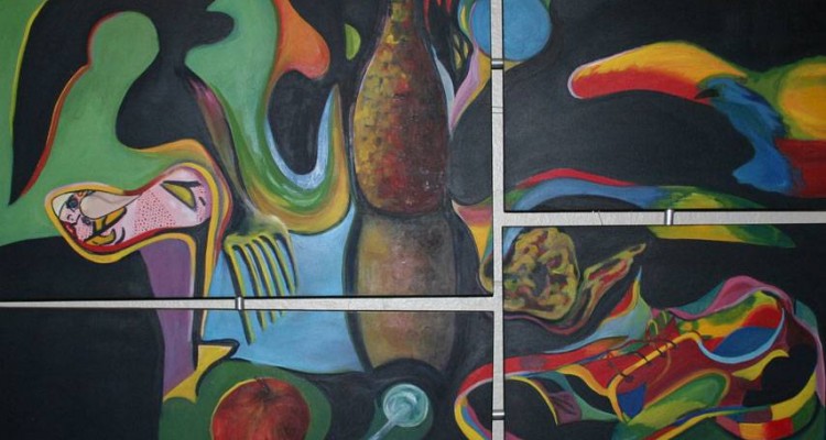 Trazos y colores del alma, exposicin de obras de Mabel Gemelli
