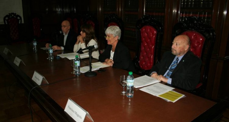 Marcelo Langheri, Victoria Donda, Mnica Pinto y Francisco Mugnolo