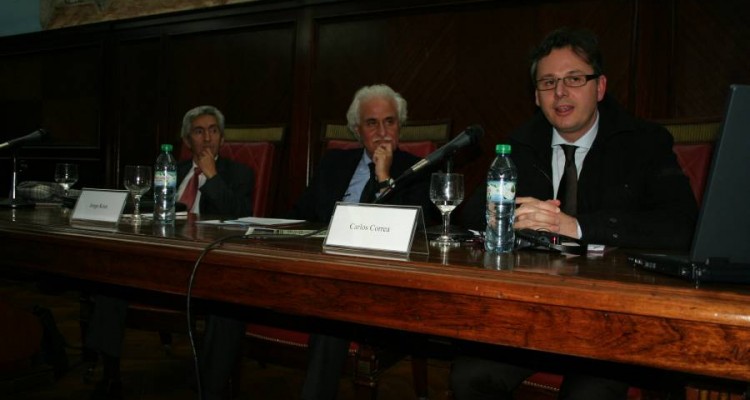 Carlos Correa, Jorge Kors y Christophe Geiger