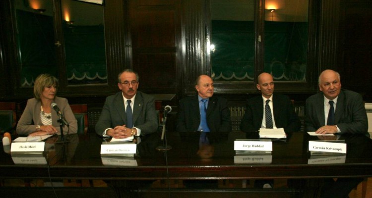 Flavia Melzi, Cristian Durrieu, Jorge Haddad, Germn Krivocapich y Jorge H. Damarco