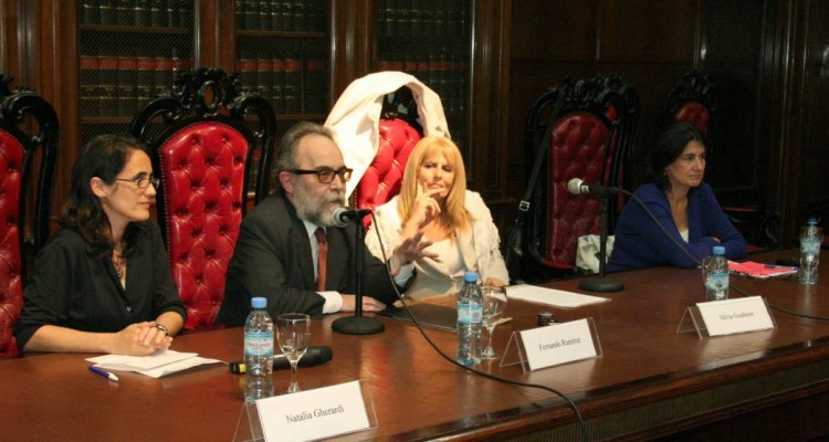 Natalia Gherardi, Fernando Ramrez, Silvia Guahnon y Liliana Tojo