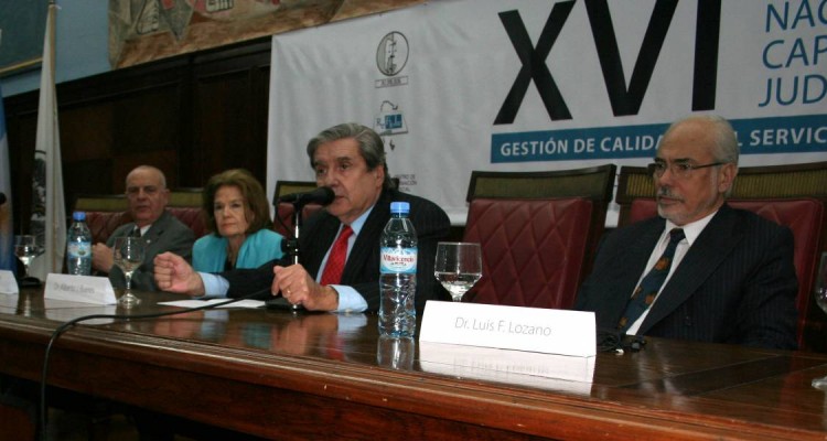 Fernando Royer, Elena Highton de Nolasco, Alberto J. Bueres y Luis F. Lozano