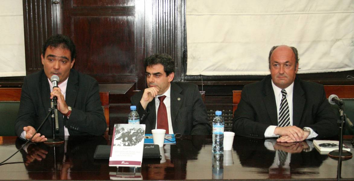 Juan Antonio Seda, Oscar García y Osvaldo Pitrau