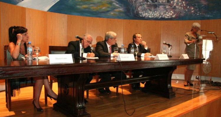 Diana Conti, Ricardo Gil Lavedra, Julin Domnguez, Rubn Giustiniani y Mnica Pinto