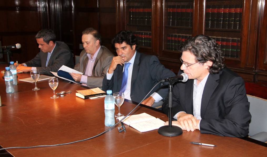 Diego Armesto, Andrés Gil Domínguez, Alejandro Slokar y Roberto Gargarella