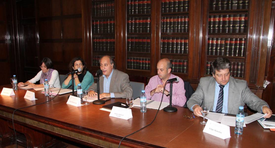 Roberta Baggio, Francisca Pou Gimnez, Vctor Abramovich, Pedro Salazar Ugarte y Felipe Michelini