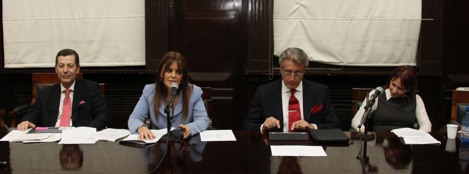 Héctor O. Chomer, Julia Villanueva, Daniel R. Vítolo y Fernanda Gómez