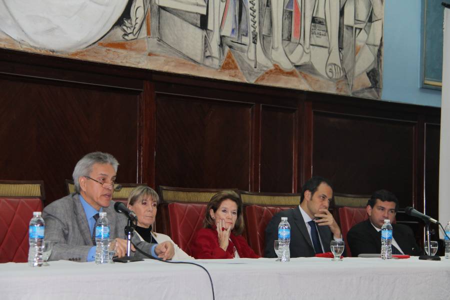 Osvaldo A. Gozani, Silvia Nonna, Elena Highton, Christian Steiner y Juan S. De Stefano