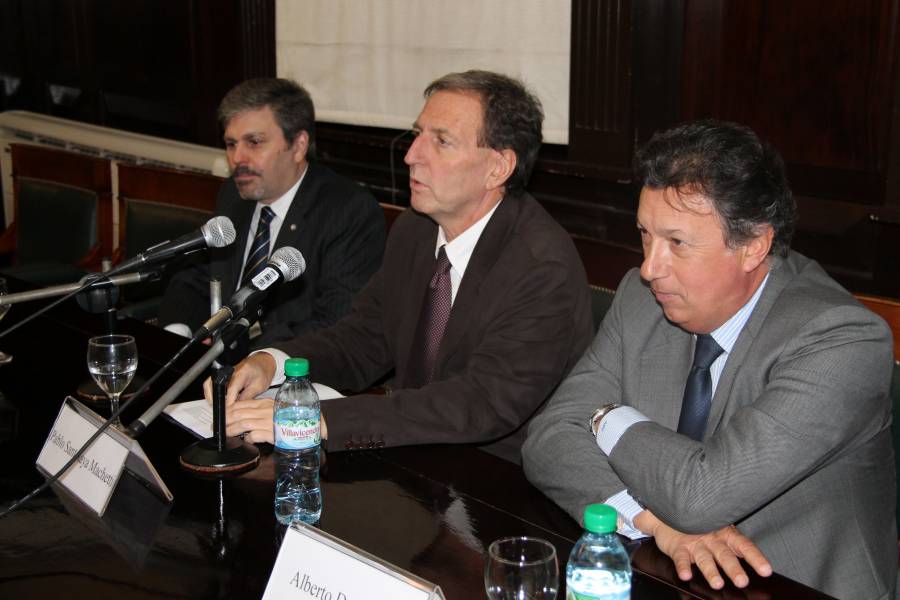 Mario Fera, Pablo Santolaya Machetti y Alberto Dalla Via