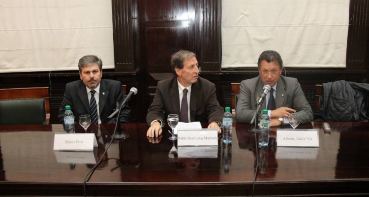 Mario Fera, Pablo Santolaya Machetti y Alberto Dalla Via