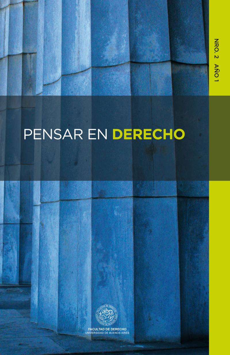 Nuevo nmero de la Revista Pensar en Derecho