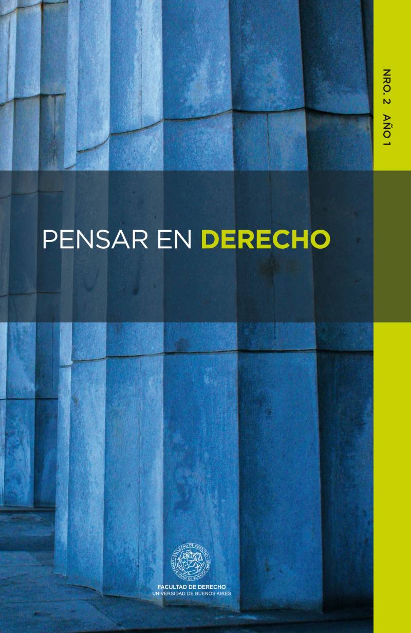 Nuevo nmero de la Revista Pensar en Derecho