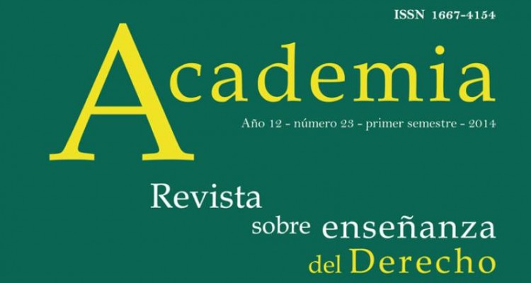 Academia. Revista sobre enseanza del Derecho.