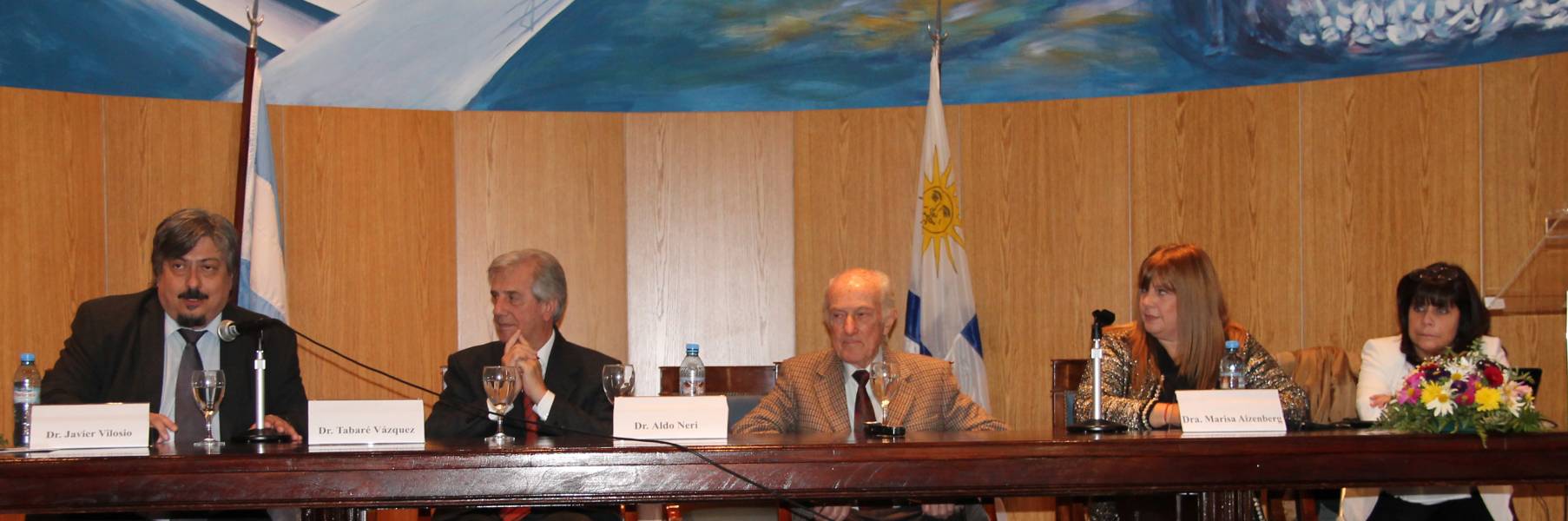 Javier Vilosio, Tabar Vzquez, Aldo Neri, Marisa Aizenberg y Mara Susana Ciruzzi