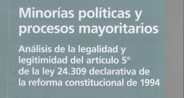 Minoras polticas y procesos mayoritarios. 