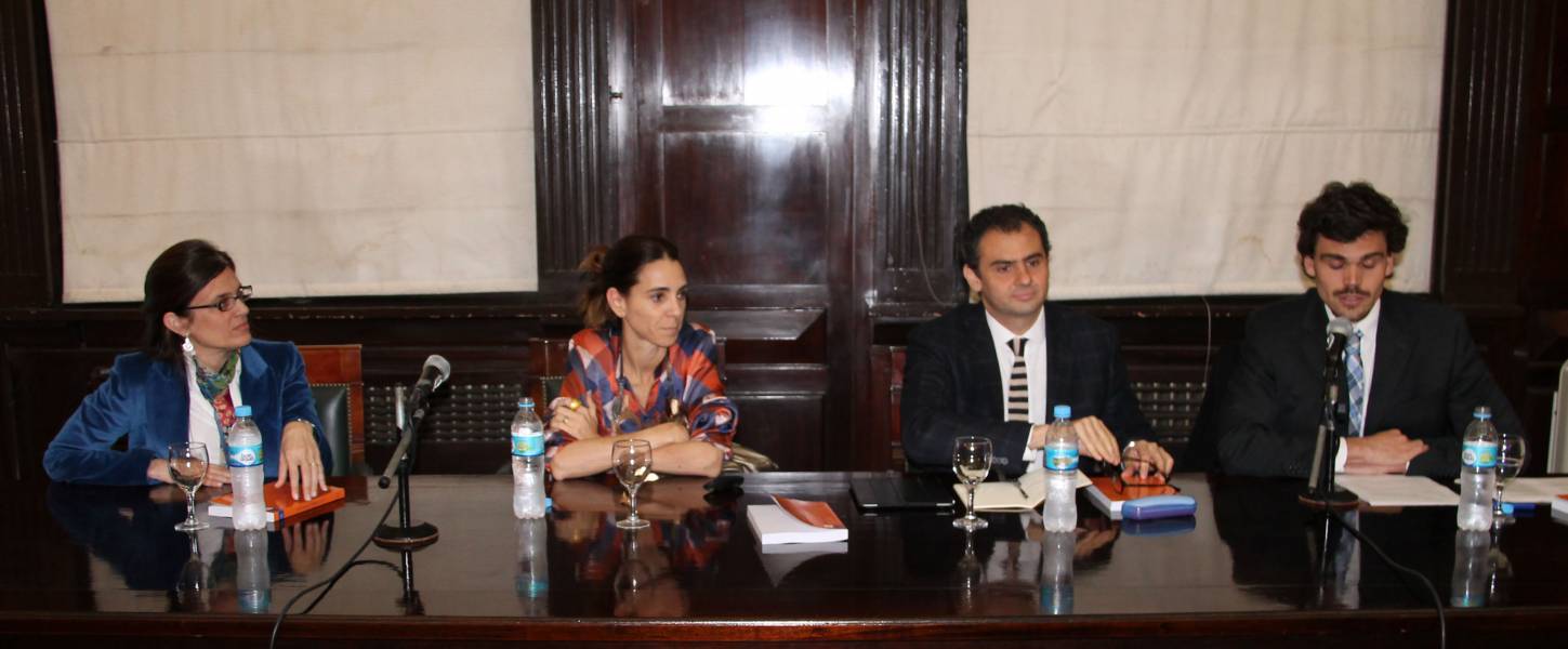 Paola Bergallo, Marisa Herrera, Roberto Saba y Juan Nascimbene