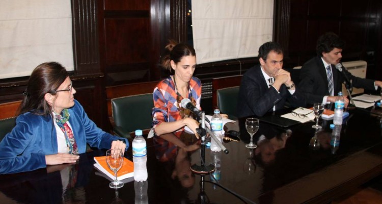 Paola Bergallo, Marisa Herrera, Roberto Saba y Juan Nascimbene