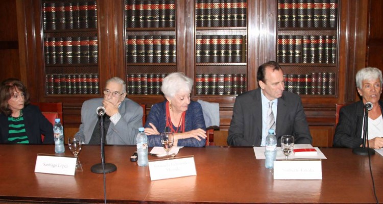 Magdalena Ruiz Guiaz, Santiago Lpez, Graciela Fernndez Meijide, Norberto Liwski y Mnica Pinto