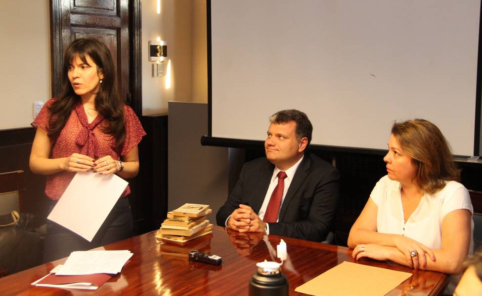 Luciana B. Scotti, Renato Vedovato y Renata Alvares Gaspar