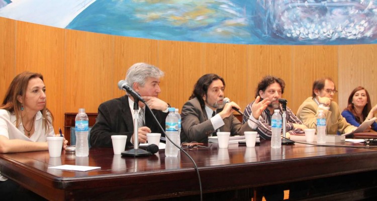 Andrea Gastron, Rubn Donzis, Ricardo Rabinovich-Berkman, Eugenio Polisly, Carlos A. Drocchi y Mercedes de la Torre