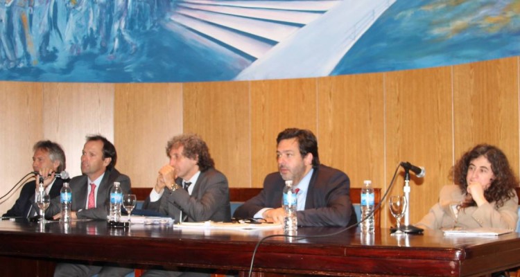 Fernando Díaz Cantón, Francisco Castex, Marcos Salt, Maximiliano Rusconi y Mary Beloff