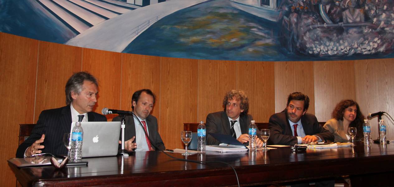 Fernando Daz Cantn, Francisco Castex, Marcos Salt, Maximiliano Rusconi y Mary Beloff