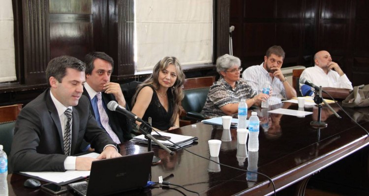 Javier Cornejo, Diego Alonso, Virginia Badino, Andrea Prez, Mariano Fernndez y Gustavo Saa