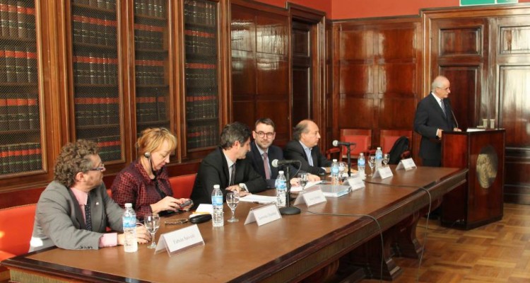 Fabin Salvioli, Jasminka Dzumhur, Ariel Dulitzky, Bernard Duhaime, Vctor Abramovich y Jorge Taiana