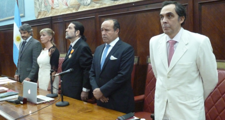 Leandro Vergara, Silvia Nonna, Ricardo Rabinovich-Berkman, Alejandro Navas Ramos y Raúl Gustavo Ferreyra