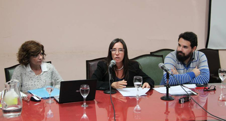 Amalia Pugliese, Laura N. Lora y Berny Barquero