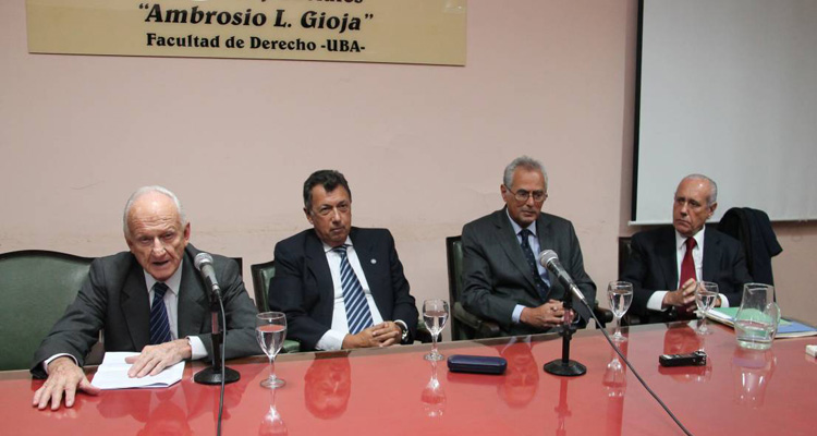 Gregorio Badeni, Alberto Dalla Via, Manuel Solanet y Jorge Reinaldo Vanossi