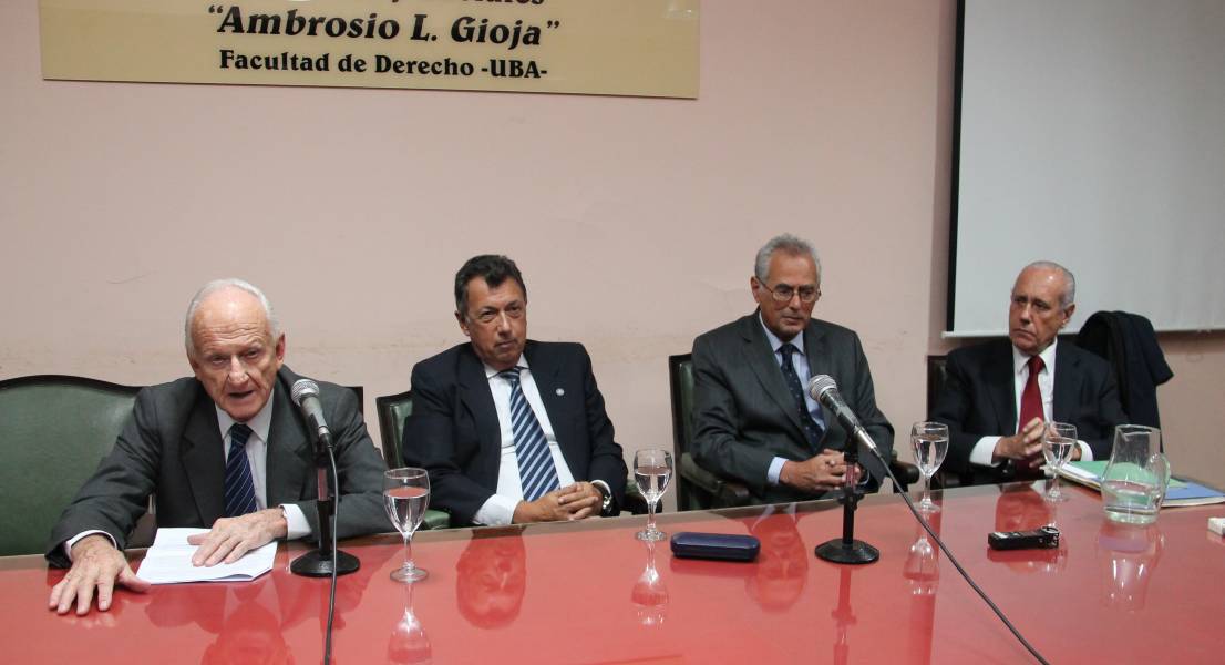 Gregorio Badeni, Alberto Dalla Via, Manuel Solanet y Jorge Reinaldo Vanossi