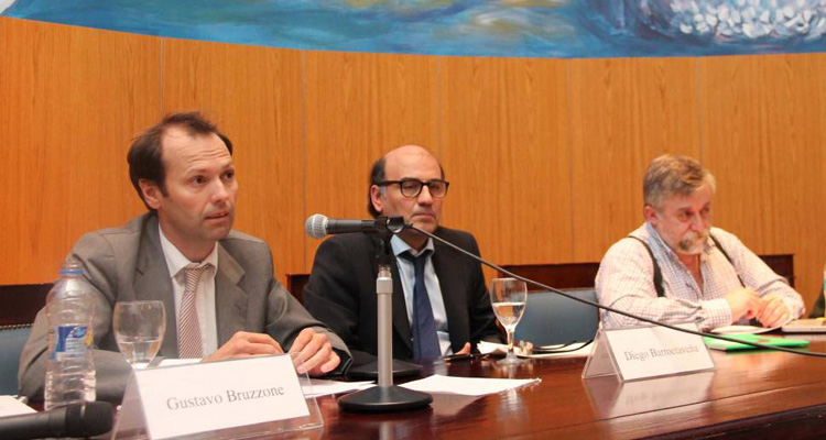 Francisco Castex, Diego Barroetavea y Alberto Bovino