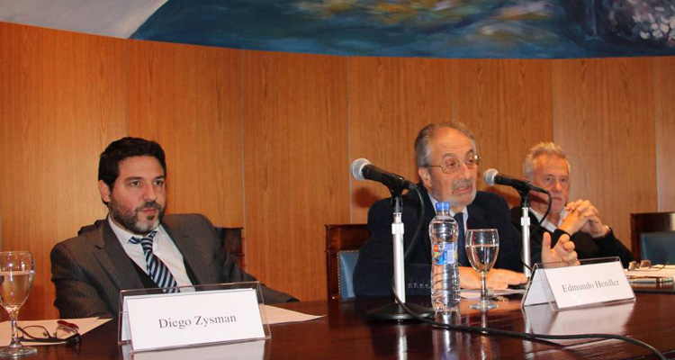 Diego Zysman, Edmundo Hendler y Julio Virgolini