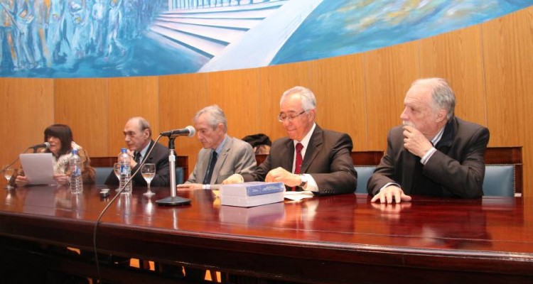 Lucila Larrandart, Eugenio Ral Zaffaroni, Elas Carranza, Carlos Tiffer y Juan Carlos Domnguez