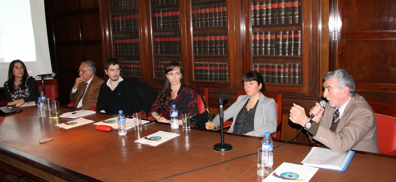 Paula Rmulo, Eduardo Molina Quiroga, Andrs Prez Esquivel, Valeria Milans, Eugenia Carrasco y Eduardo Peduto