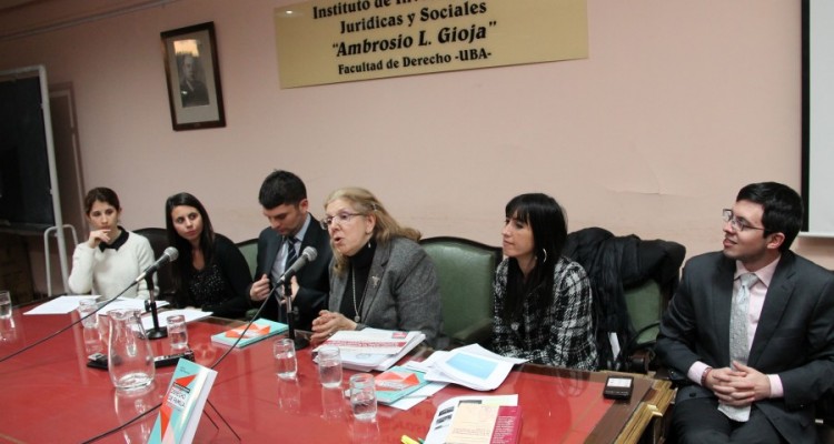 Marcela Sasso, Mercedes Robba, Diego Ortiz, Lidia Garrido Cordobera, Natalia Torres Santom y Martn Testa