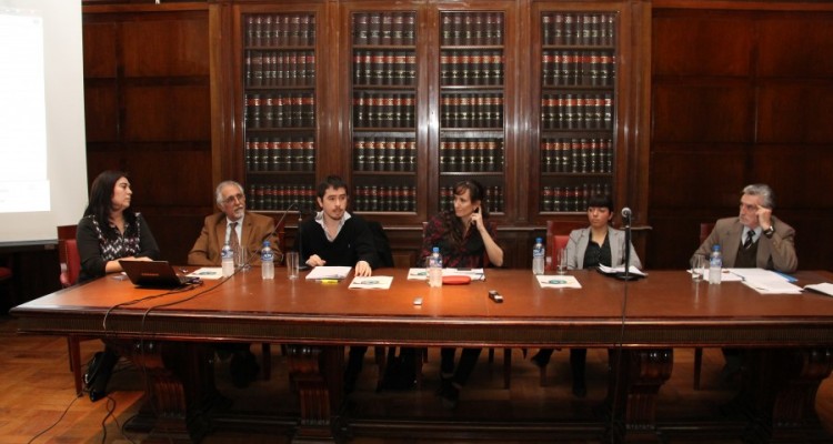 Paula Rmulo, Eduardo Molina Quiroga, Andrs Prez Esquivel, Valeria Milans, Eugenia Carrasco y Eduardo Peduto