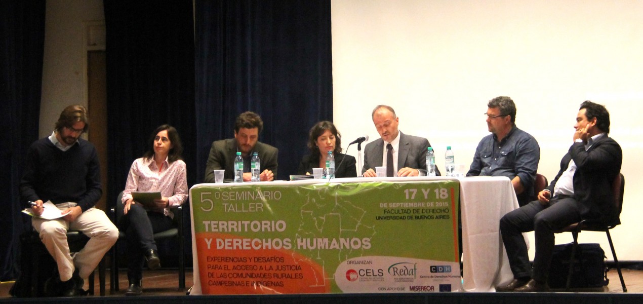 Martn Sigal, Silvina Ramrez, Gastn Chillier, Liliana Ronconi, Miguel Brassiolo, Robert Grosse y Luis Pedro Pereira Mateus