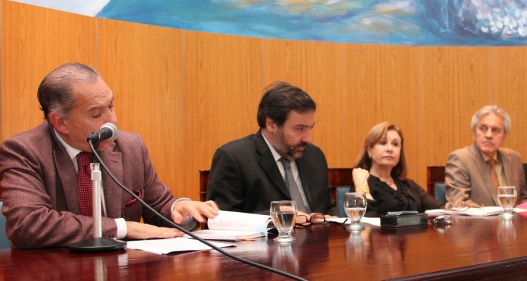 Alejandro Amaya, Alejandro Verdaguer, Adelina Loianno y Osvaldo A. Gozani