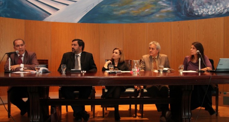 Alejandro Amaya, Alejandro Verdaguer, Adelina Loianno y Osvaldo A. Gozani