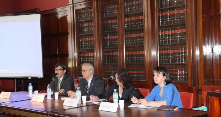 Guillermo Ruiz, Jorge Taiana, Mary Beloff y Nancy Cardinaux