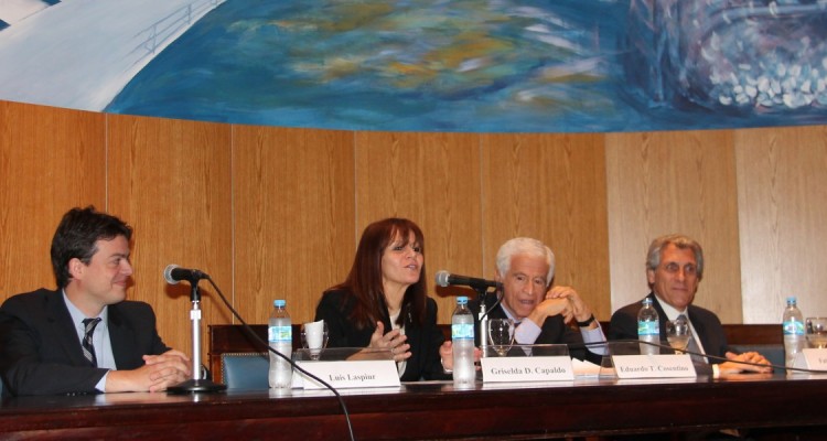 Luis Laspiur, Griselda Capaldo, Eduardo T. Cosentino y Fabin P. Schinca