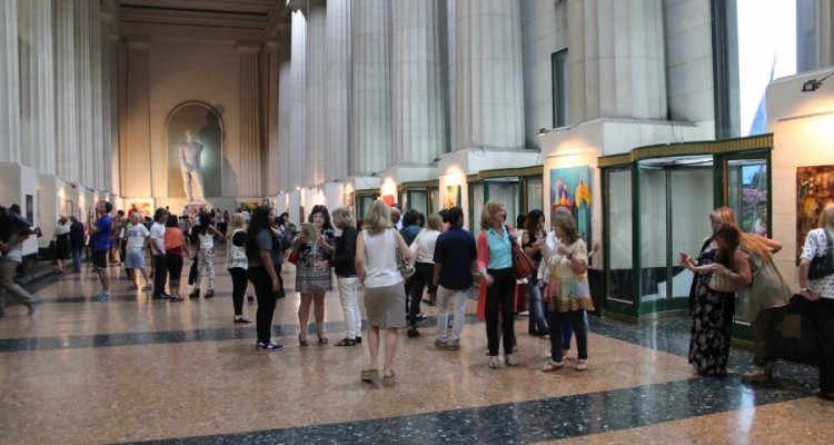 Luego del concierto se inauguraron las muestras plsticas Mujeres x mujeres y Almas gemelas