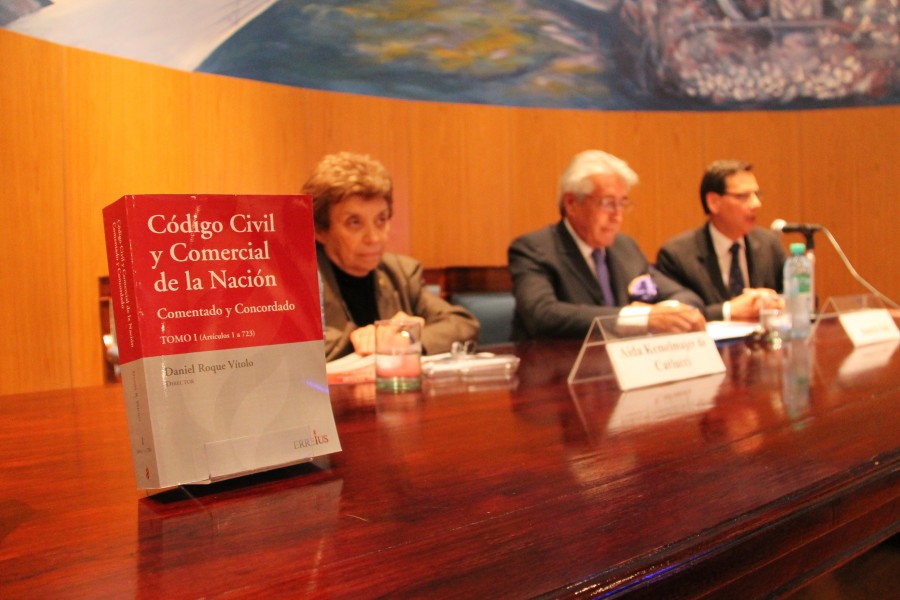 Ada Kemelmajer de Carlucci, Daniel Roque Vtolo y Marcelo Perciavalle