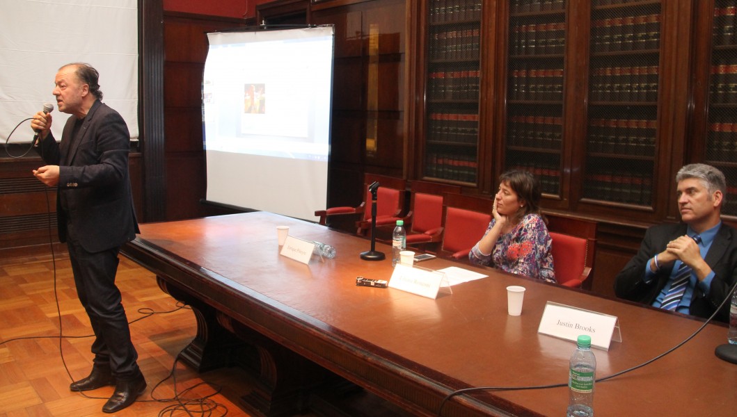 Enrique Pieyro, Liliana Ronconi y Justin Brooks